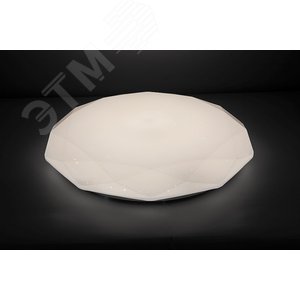 Светильник светодиодный ДБО-36w матовый с эффектом Звездного неба регулировкой цветовой температуры 3000-6500К светового потока max 2900Лм и режима освещенности с пультом управления и таймером выключения 5