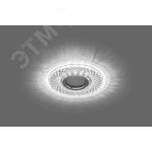Светильник точечный потолочный встраиваемый CD970 15LED*2835 SMD 4000K, MR16 50W G5.3, прозрачный, хром | 29666 | FERON 4