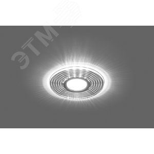 Светильник точечный потолочный встраиваемый CD980 15LED*2835 SMD 4000K, MR16 50W G5.3, прозрачный, хром | 29667 | FERON 3