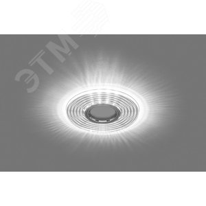 Светильник точечный потолочный встраиваемый CD980 15LED*2835 SMD 4000K, MR16 50W G5.3, прозрачный, хром | 29667 | FERON 4