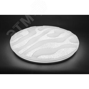 Светильник светодиодный ДБО-60w круглый Brilliant матовый с эффектом Звездного неба регулировкой цветовой температуры 3000-6500К светового потока max 5000Лм и режима освещенности с пультом управления и таймером выключения (AL5450) - фото 4