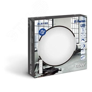 Светильник светодиодный ДБО-60w круглый матовый с эффектом Звездного неба регулировкой цветовой температуры 3000-6500К светового потока max 5000Лм и режима освещенности с пультом управления и таймером выключения (AL5150) - фото 7