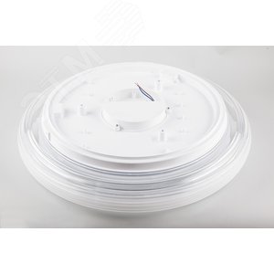 Светильник светодиодный ДБО-60w круглый матовый с регулировкой цветовой температуры 3000-6500К светового потока max 5000Лм и режима освещенности с пультом управления и таймером выключения (AL5120) - фото 2