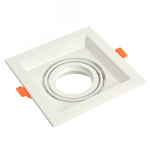 Светильник ИВО-50w G5.3 поворотный квадратный белый 2