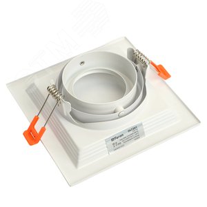 Светильник ИВО-50w G5.3 поворотный квадратный белый 4