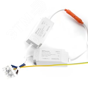 Светильник светодиодный ДВО-2х20w 4000K 3600Лм поворотный прямоугольный белый 5