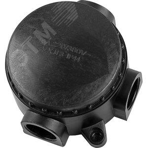 Коробка монтажная разветвительная КЭМ 1-10-3Б, 380V, 95х48х110, черный (КЭМ 1-10-3Б) - Feron