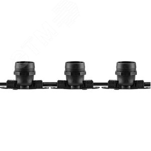 Гирлянда Белт-Лайт 25 м 100 патронов Е27 IP65 черный