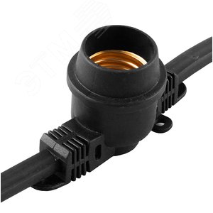 Гирлянда Белт-Лайт 50 м 100 патронов Е27 IP65 черный 2