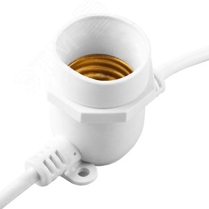 Гирлянда Белт-Лайт 8 м 10 патронов Е27 IP65 белый комплект 2