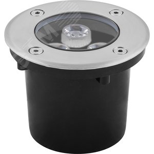 Светильник светодиодный тротуарный ДВУ-3w 6400К IP67 круг