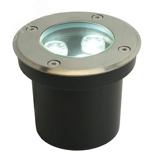 Светильник светодиодный тротуарный ДВУ-3w 6400К IP67 круг 2