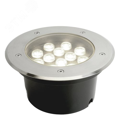 Светильник светодиодный тротуарный ДВУ-12w 6400К IP67 круг 4