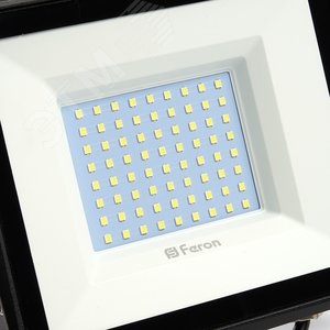 Прожектор светодиодный ДО-100w 6400К 9500 Лм IP65 черный - фото 2