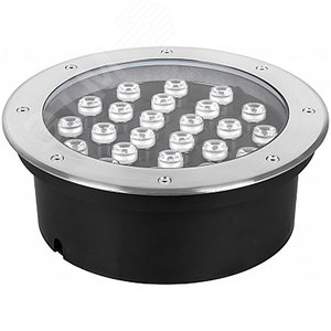 Светильник светодиодный тротуарный ДВУ-36w 2700К IP67 круг