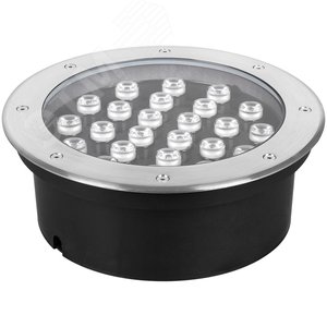 Светильник светодиодный тротуарный ДВУ-24w 2700К IP67 круг