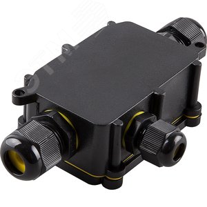 Водонепроницаемая cоединительная коробка, LD523, 450V, 140х78х36, черный | 32246 | Feron - Feron