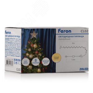 Гирлянда линейная LED 2700K 2м (CL02) 4