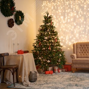 Гирлянда линейная LED 5000K 4 м с контроллером 5