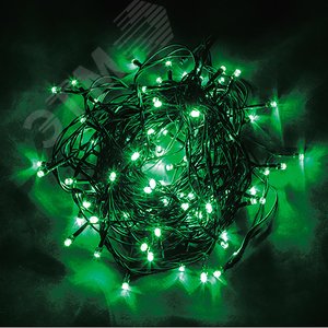 Гирлянда линейная LED зеленый 4 м с контроллером 3