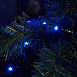 Гирлянда линейная LED синий 4 м с контроллером 2