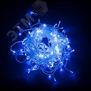 Гирлянда Занавес LED синий 1.5х1.5 м IP44 3