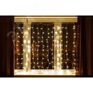 Гирлянда Занавес LED 2700К эффект стробов 2х1.5 м IP44 5