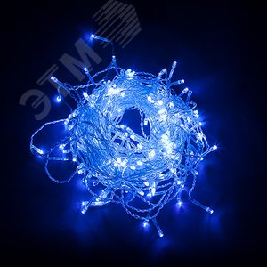 Гирлянда бахрома LED синий 4.5 м IP44 3