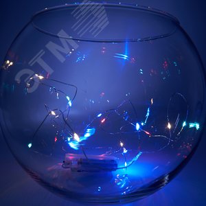 Гирлянда линейная LED мульти 2м от батареек (CL570) - фото 4