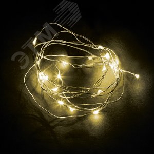 Гирлянда линейнаяLED 2700К 2м от батареек (CL570) - фото 2
