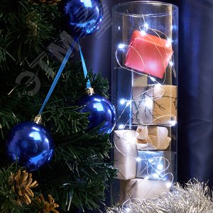 Гирлянда линейная LED 5000К 2м от батареек (CL570)