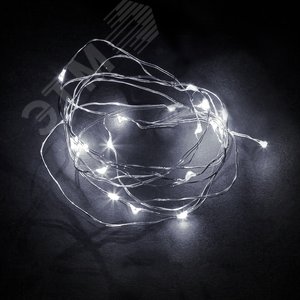 Гирлянда линейная LED 5000К 2м от батареек (CL570) 2