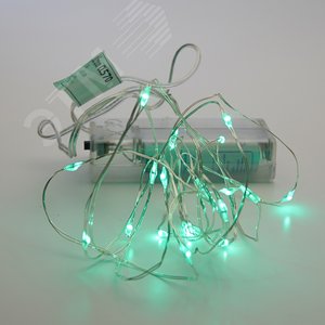 Гирлянда линейная LED зеленый 2 м от батареек 3