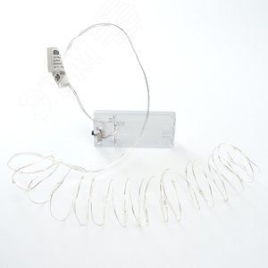 Гирлянда линейная LED синий 2м от батареек (CL570) 3