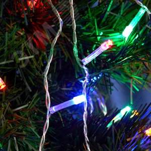 Гирлянда на елку LED мульти 7 веток 2м (CL90) 2
