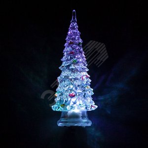 LT130 световая фигура "Елочка", 1LED RGB, 3*AG13, 140мм, IP20 | 32379 | FERON - Feron