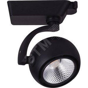 Светильник светодиодный трековый на шинопровод ДПО-25w 4000К 2250Лм черный (AL109)