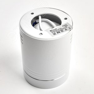 Светильник накладной светодиодный спот неповоротный AL521, 10W, 900Lm, 4000K, 35 градусов, белый c хром кольцом | 32467 | FERON 5