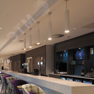 Светильник светодиодный ДСО-15w 4000К 1350Лм IP40 на подвесе белый 3