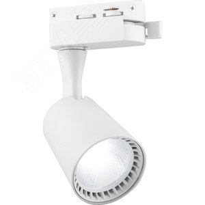 Светильник светодиодный трековый на шинопровод ДПО-12w 2700К 1080Лм белый