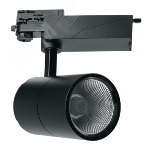 Светильник светодиодный трековый на шинопровод ДПО-30w 6400К 2700Лм черный 2