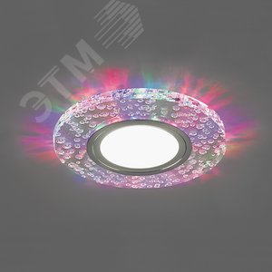 Светильник точечный потолочный встраиваемый CD953 15LED*2835 SMD 4000K, MR16 50W G5.30, "круг", прозрачный | 32539 | FERON 2