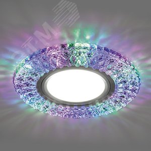 Светильник точечный потолочный встраиваемый CD940 15LED*2835SMD RGB, MR16 50W G5.3, прозрачный | 32541 | FERON 2