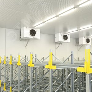 Светильник светодиодный ДСП-18вт 6500К 1600Лм IP65 поликарбонат (аналог ЛСП-2х18) (AL5095) 6