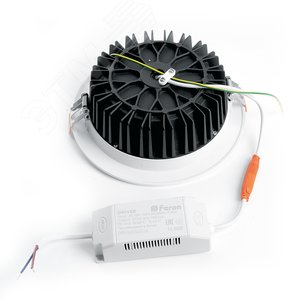 Светильник светодиодный ДВО-12w 4000К 1080Лм белый 3