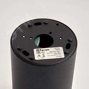 Светильник ДПО GU10 без лампы черный золото 3