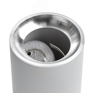 Светильник ДПО GU10 без лампы белый хром 2