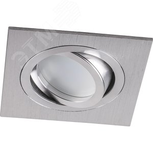 Светильник ИВО-50w G5.3 поворотный квадратный хром