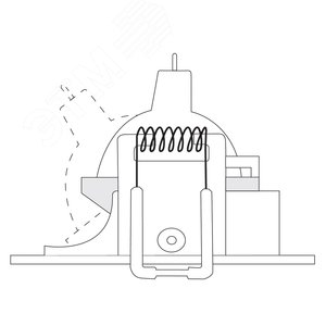 Светильник точечный потолочный DL2830 MR16 50W GU5.3 "круг", алюминий, белый, черный | 32646 | FERON 3