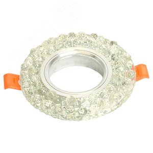 Светильник ИВО-50w G5.3 со светодиодной подсветкой 4000К прозрачный 2